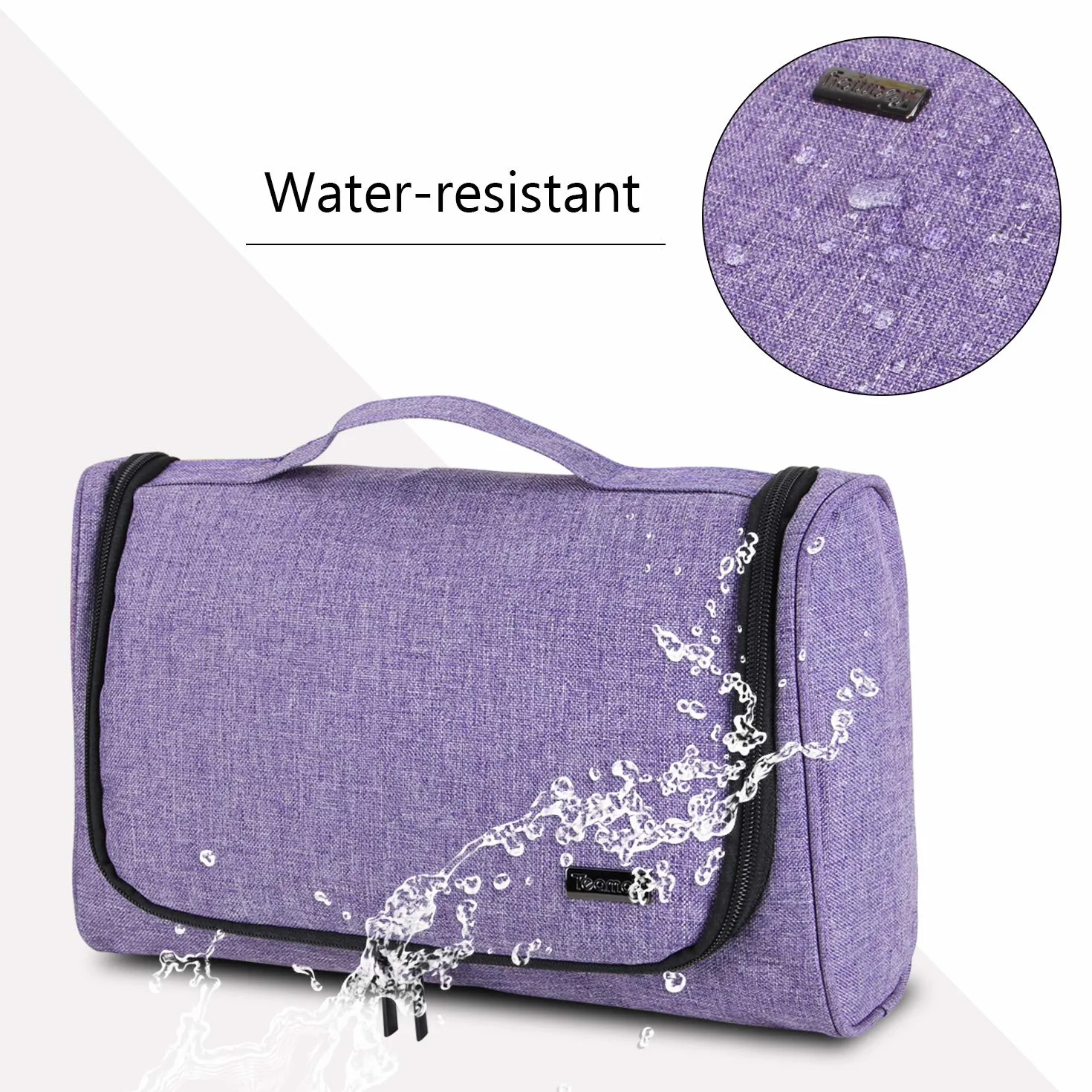 Teamoy Sac de Rangement pour Dyson Airwrap, Étui Portable de Voyage, Violet