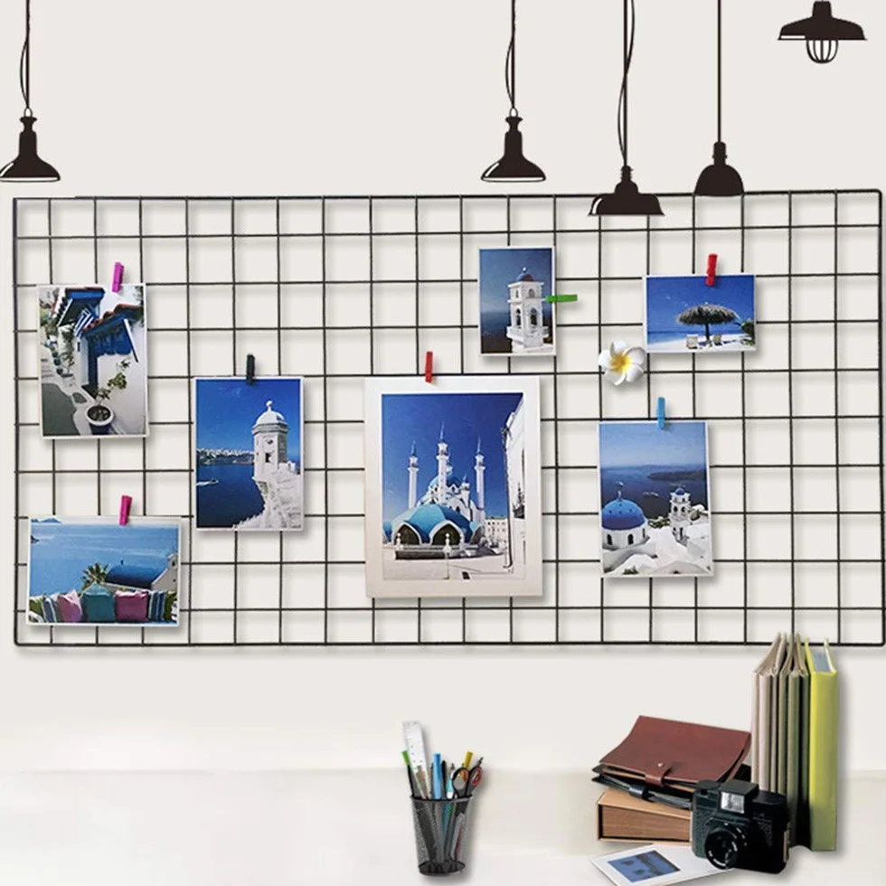 Eisen Grid Panel Metal Mesh Wall Art Display & Organiseur