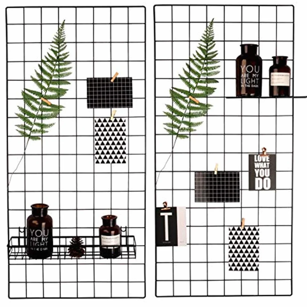 Eisen Grid Panel Metal Mesh Wall Art Display & Organiseur
