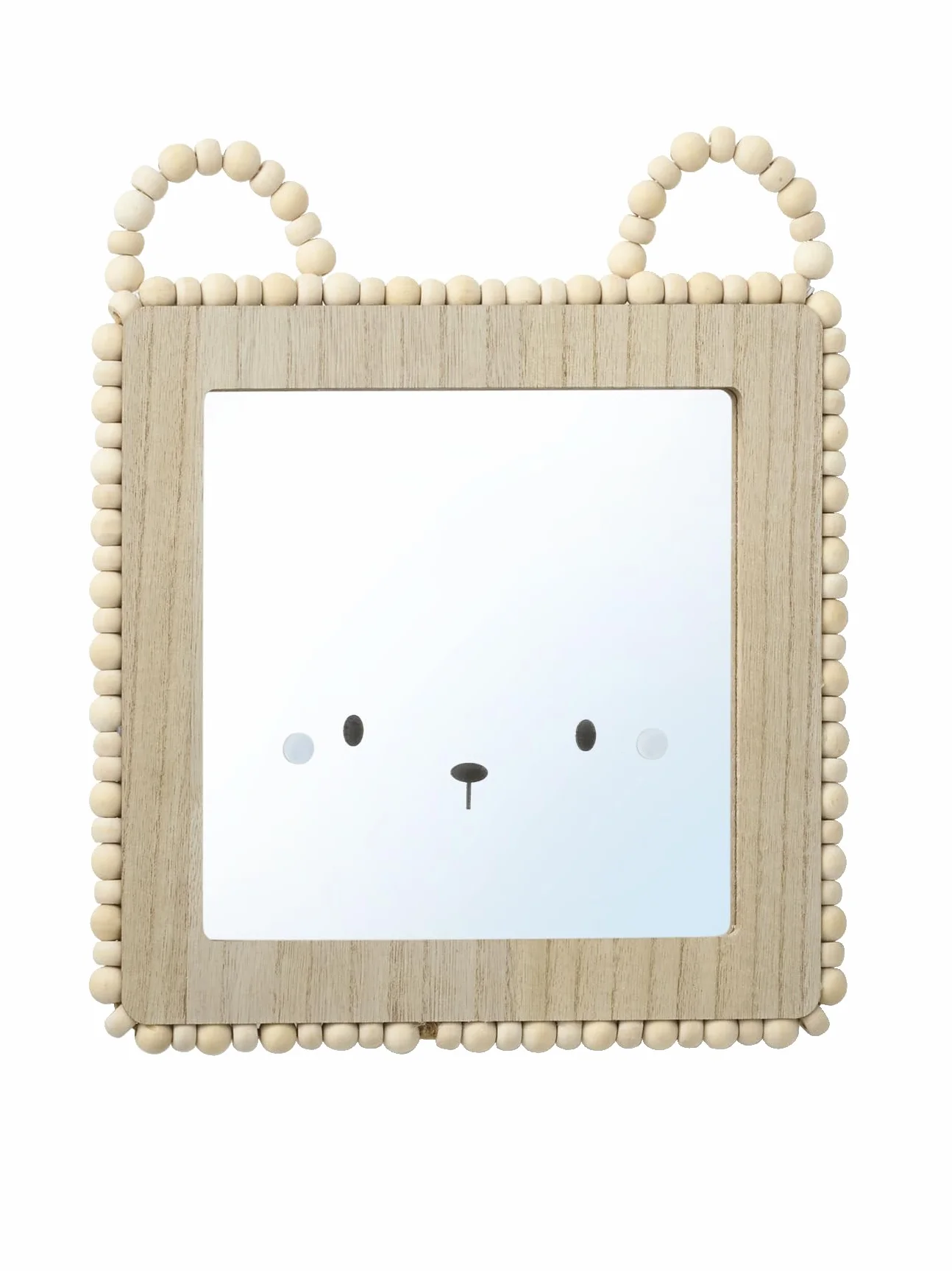 VERTBAUDET Miroir Visage Petit Ourson Hygge Bois