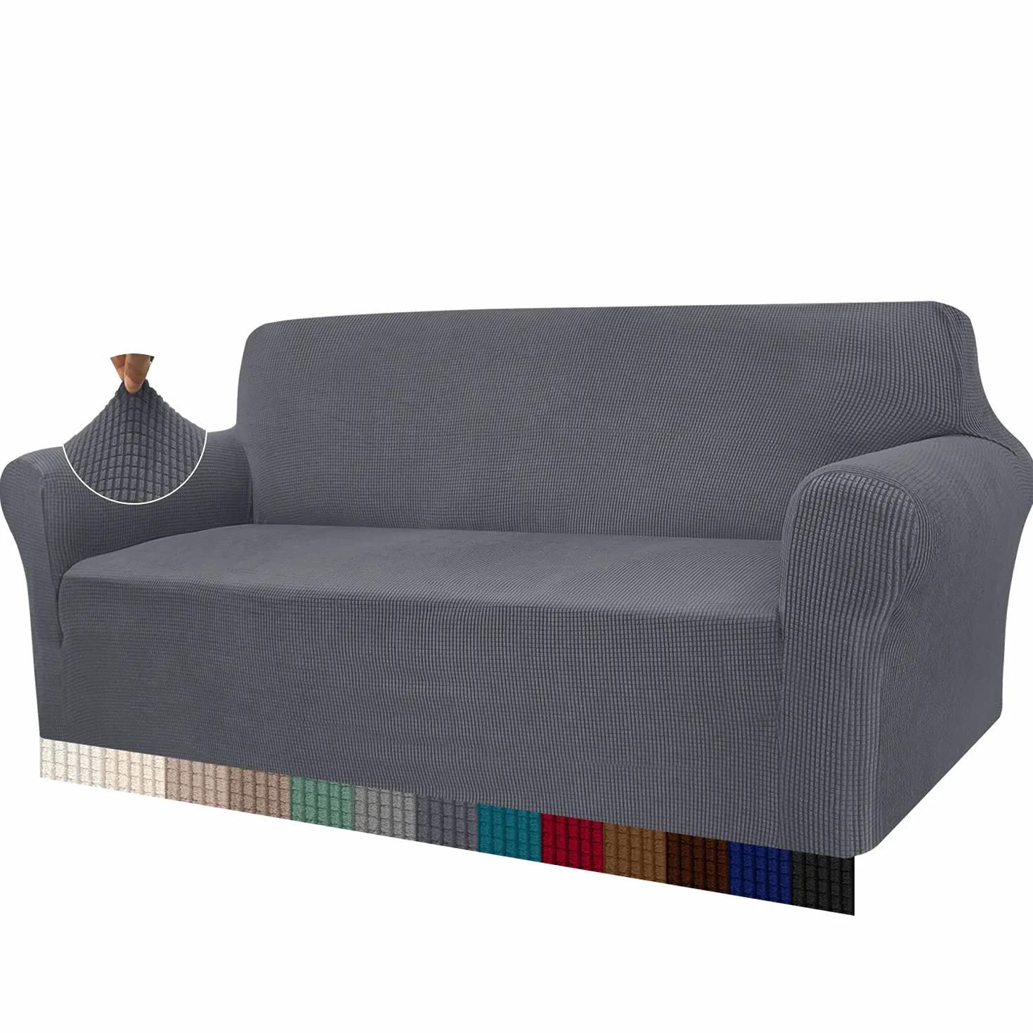 Granbest Housse de canapé Jacquard élastique Protection Animaux Salon